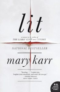 Lit addiction recovery memoir book cover image